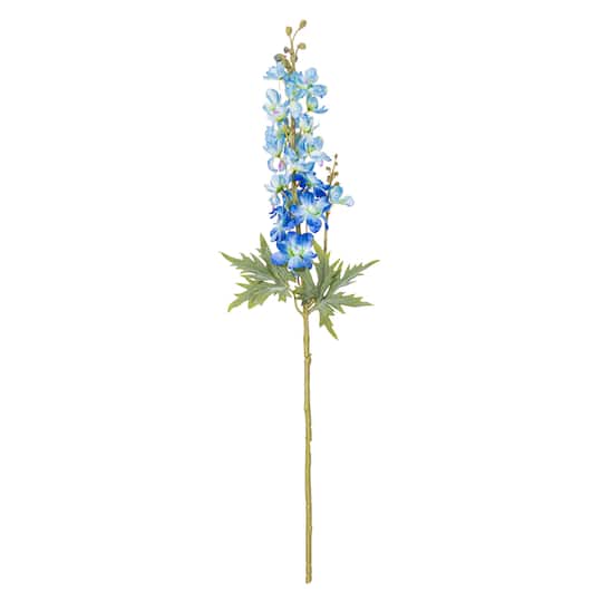 33" Blue Delphinium Style Larkspur Artificial Sprays, 3ct.